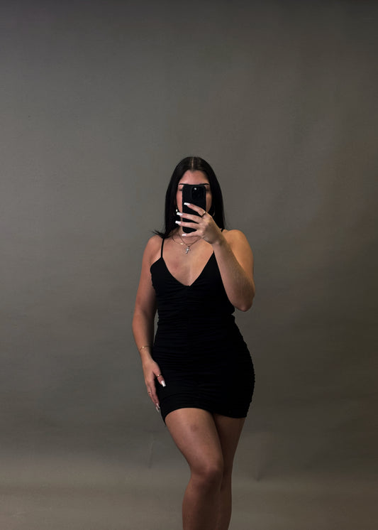 ZARA MINI BLACK DRESS