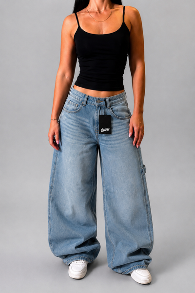 PULL&BEAR BAGGY CARPENTER JEANS