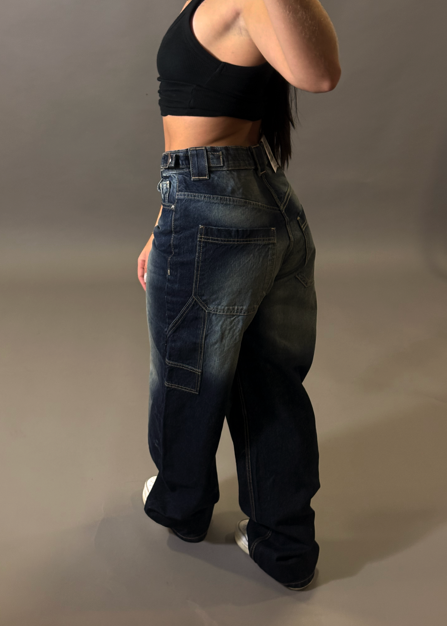 BERSHKA WIDE BALLON JEANS