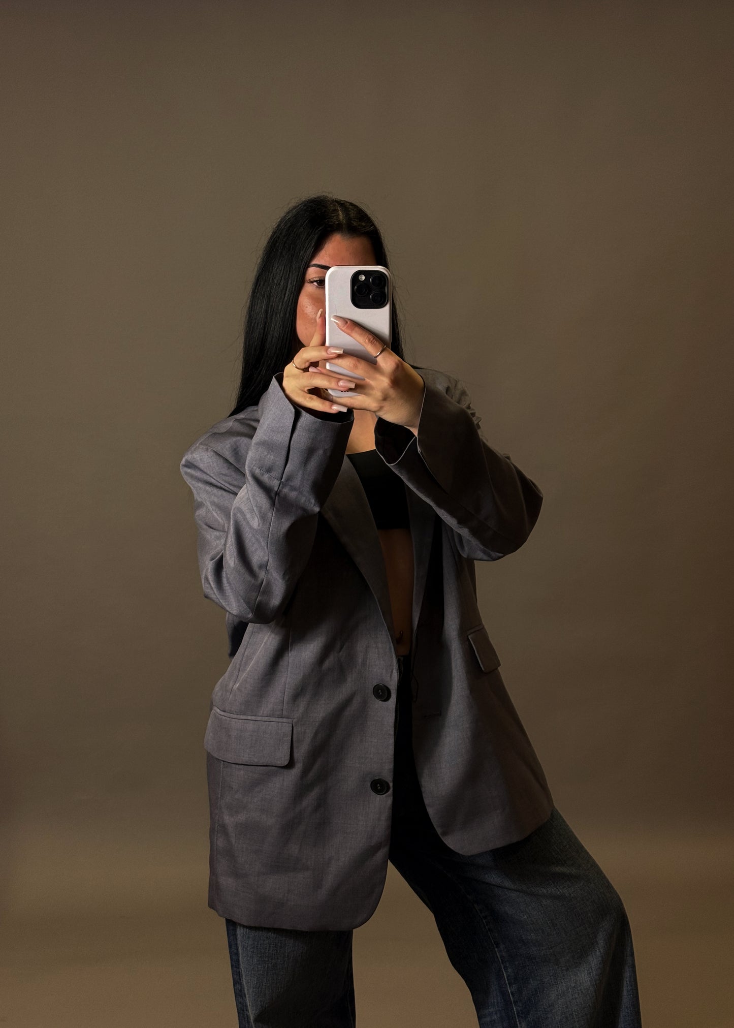 BERSHKA OVERSIZED BLAZER