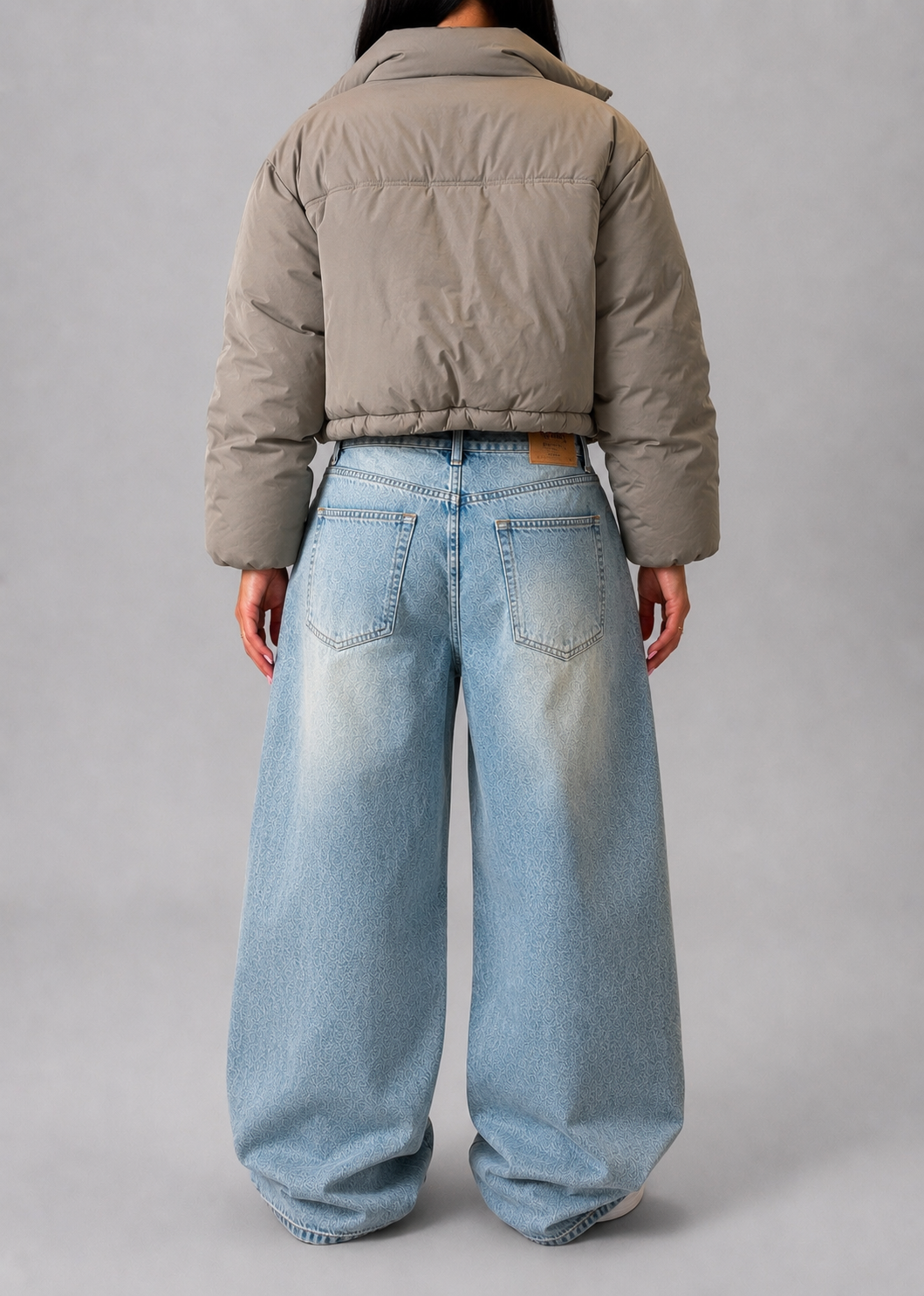 ASOS CROPPED PUFFER JACKET