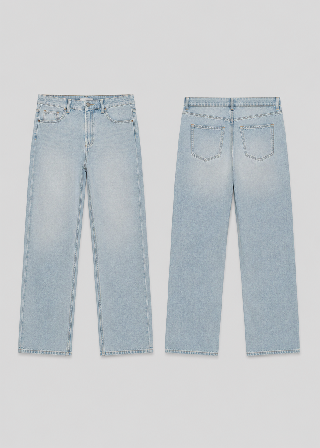 STRADIVARIUS D03 STRAIGHT LOW JEANS