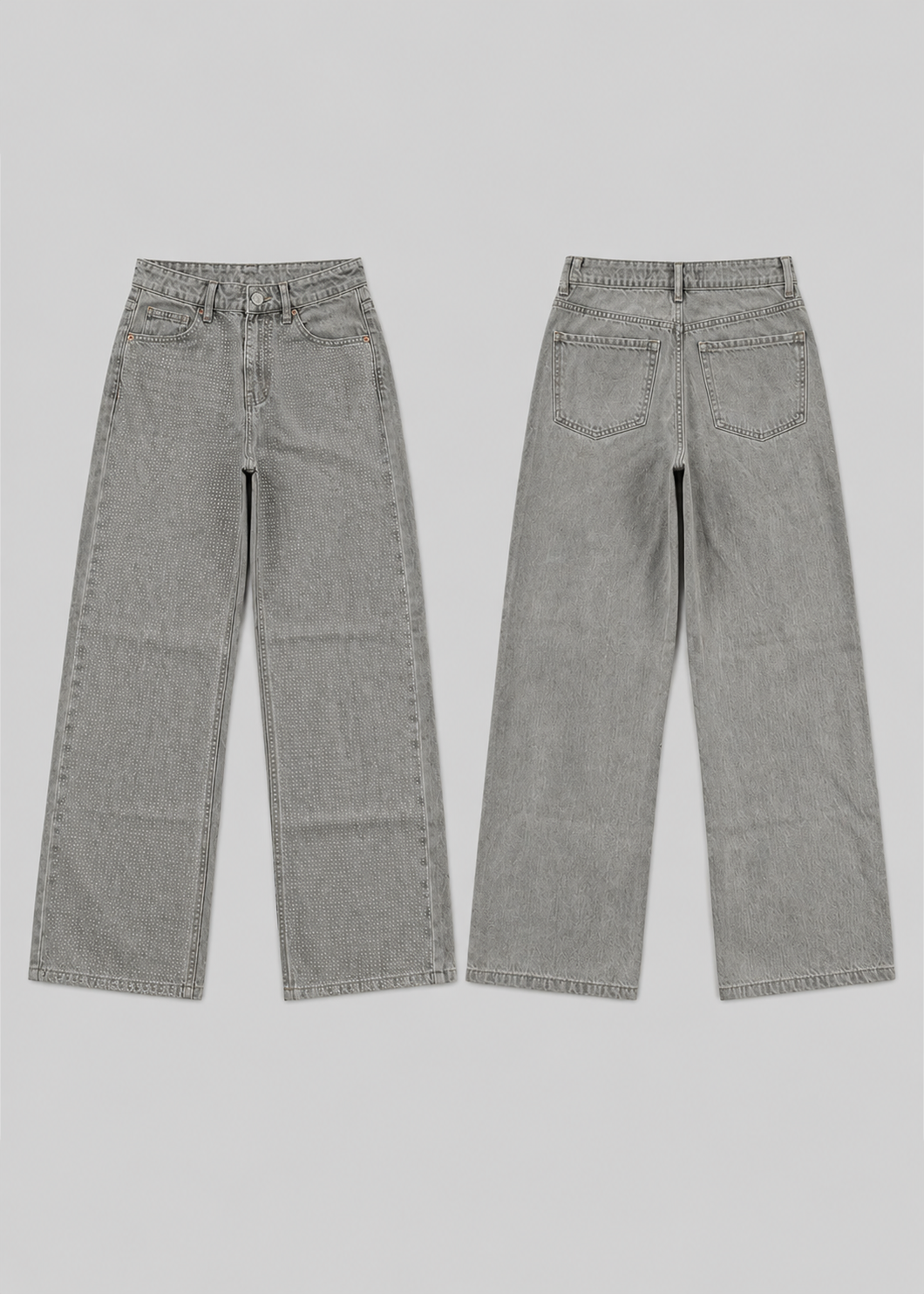 BERSHKA RHINESTONE JEANS