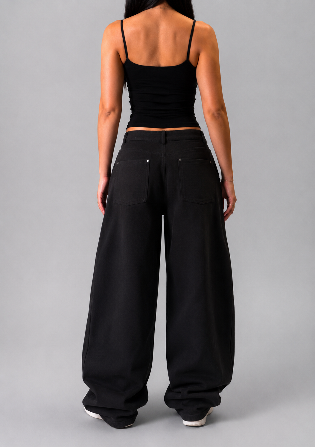 BERSHKA FLANNEL TROUSERS