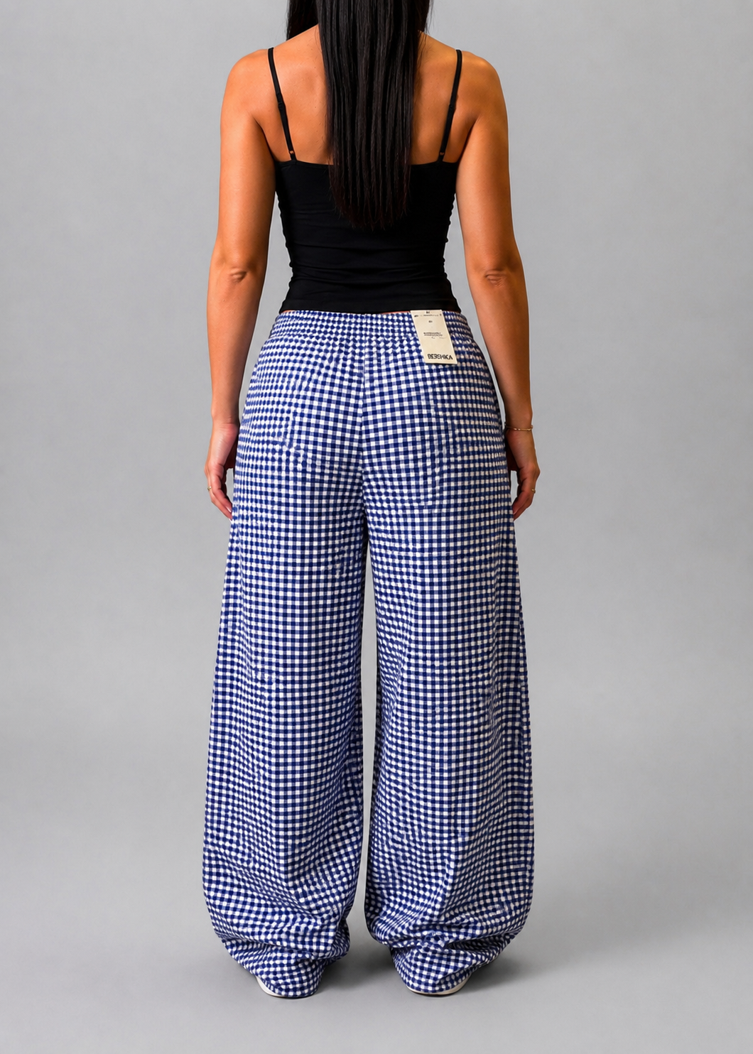 BERSHKA BLUE TROUSERS