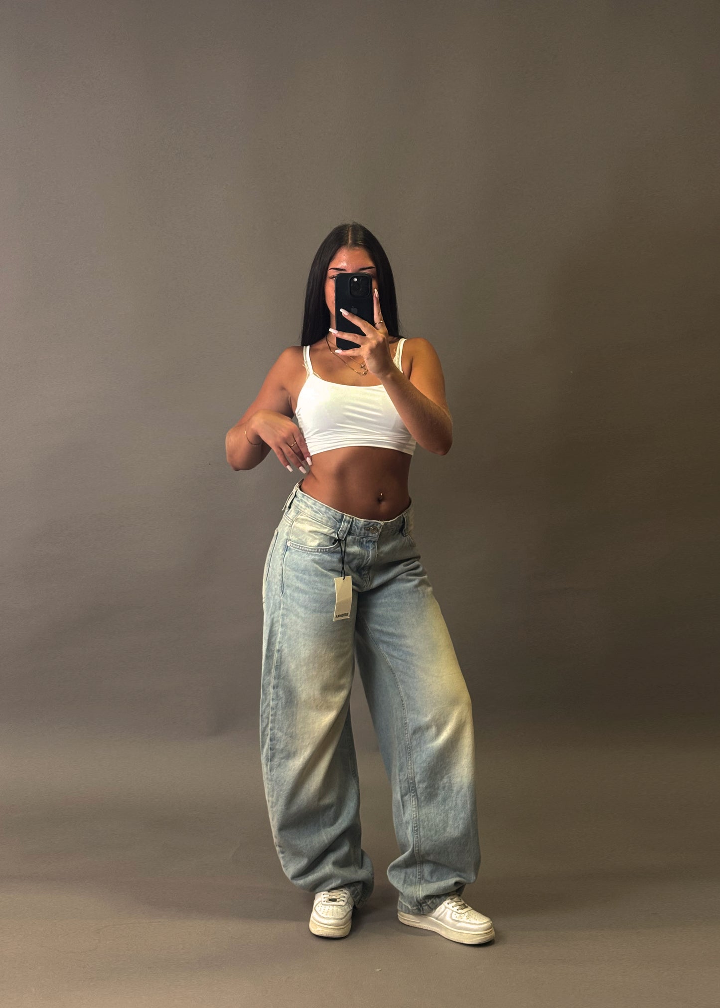 BERSHKA BAGGY BALLON JEANS