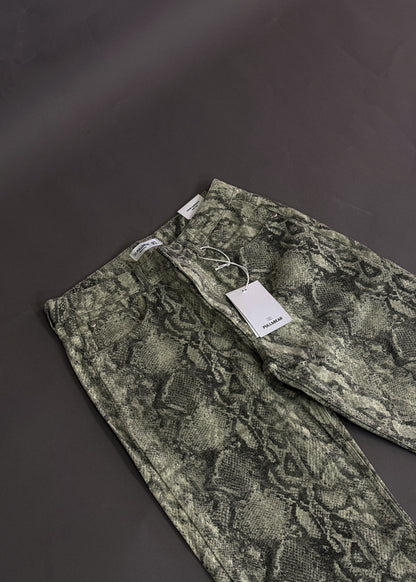 PULL&BEAR SNAKEPRINT JEANS