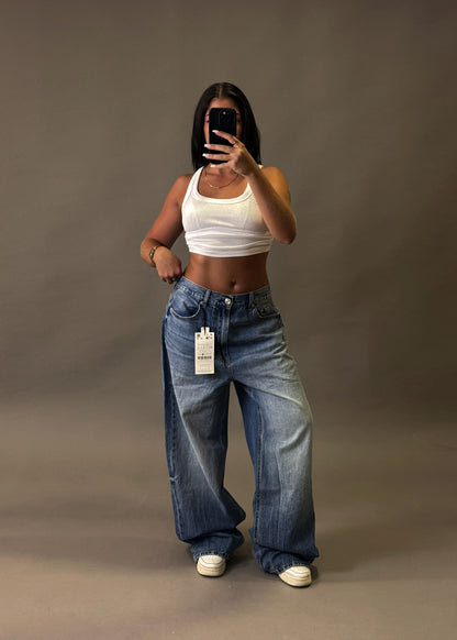 STRADIVARIUS BAGGY WIDE JEANS