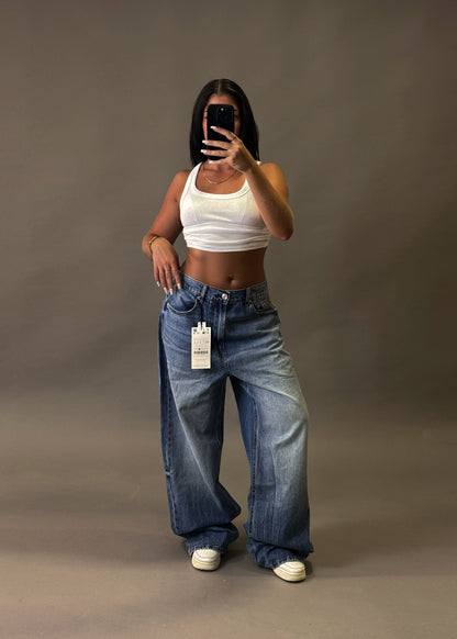 STRADIVARIUS BAGGY WIDE JEANS