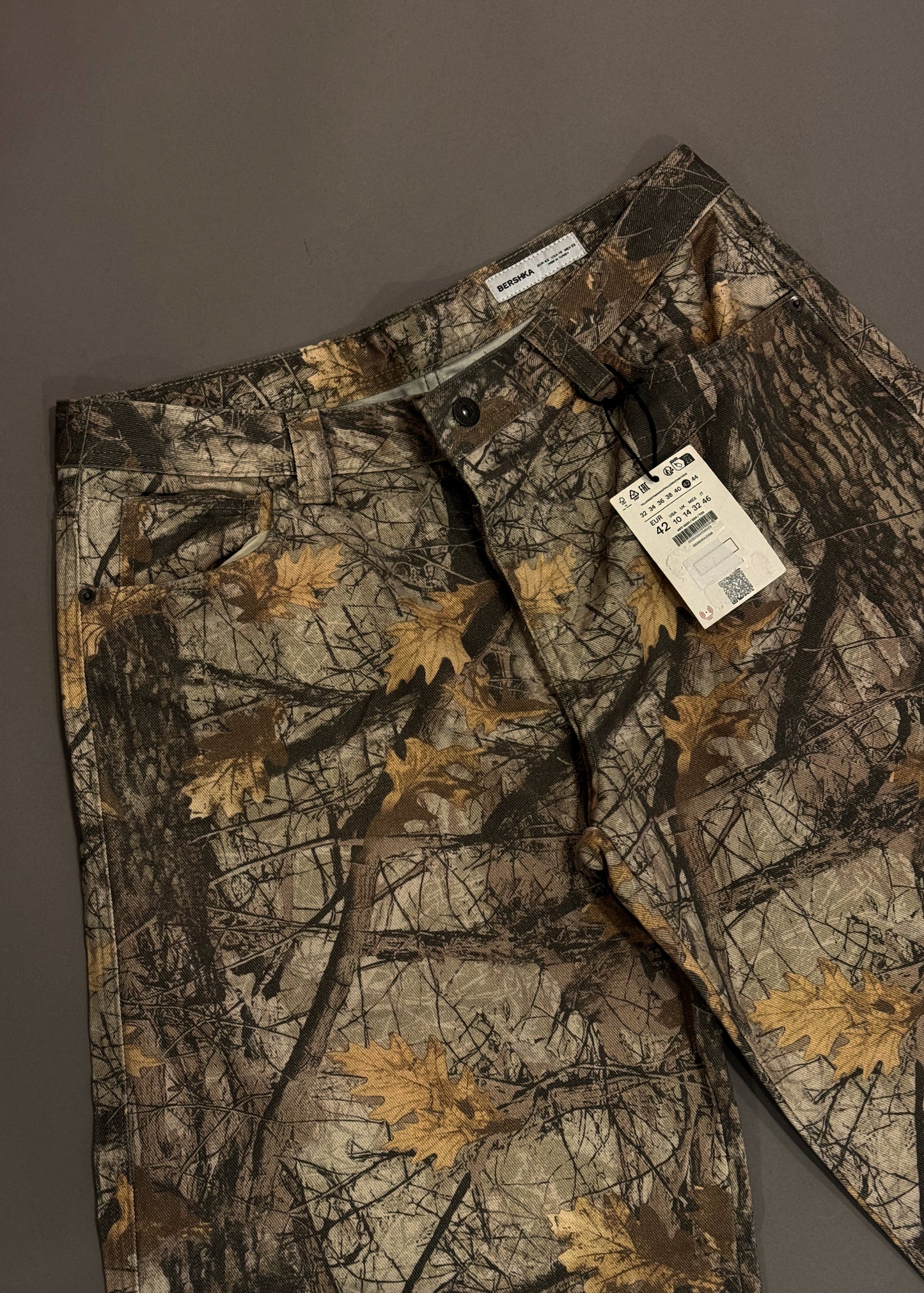 BERSHKA BARREL BAGGY PANTS