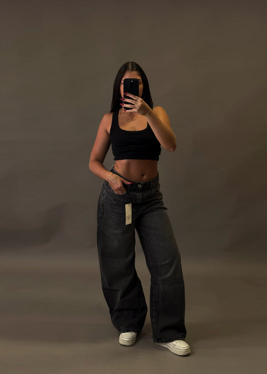 ZARA BAGGY GREY JEANS