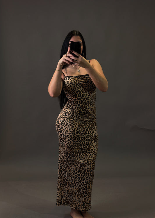 BERSHKA LEOPARD DRESS