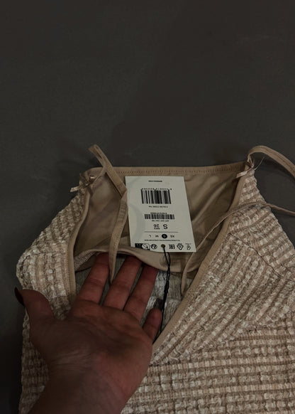 BERSHKA BOW DETAIL DRESS