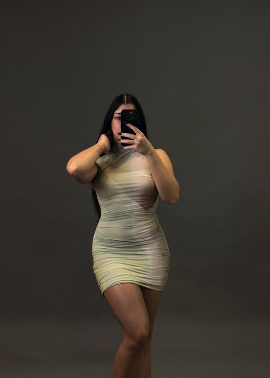 BERSHKA OMBRE MINI DRESS
