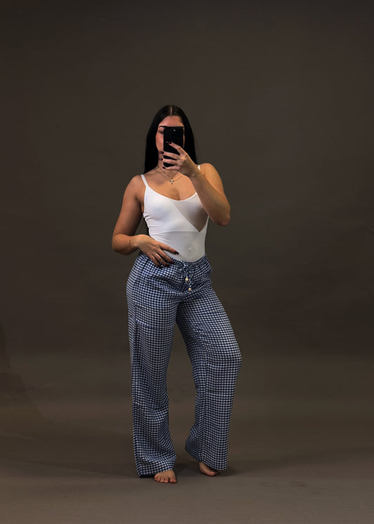 BERSHKA BLUE TROUSERS