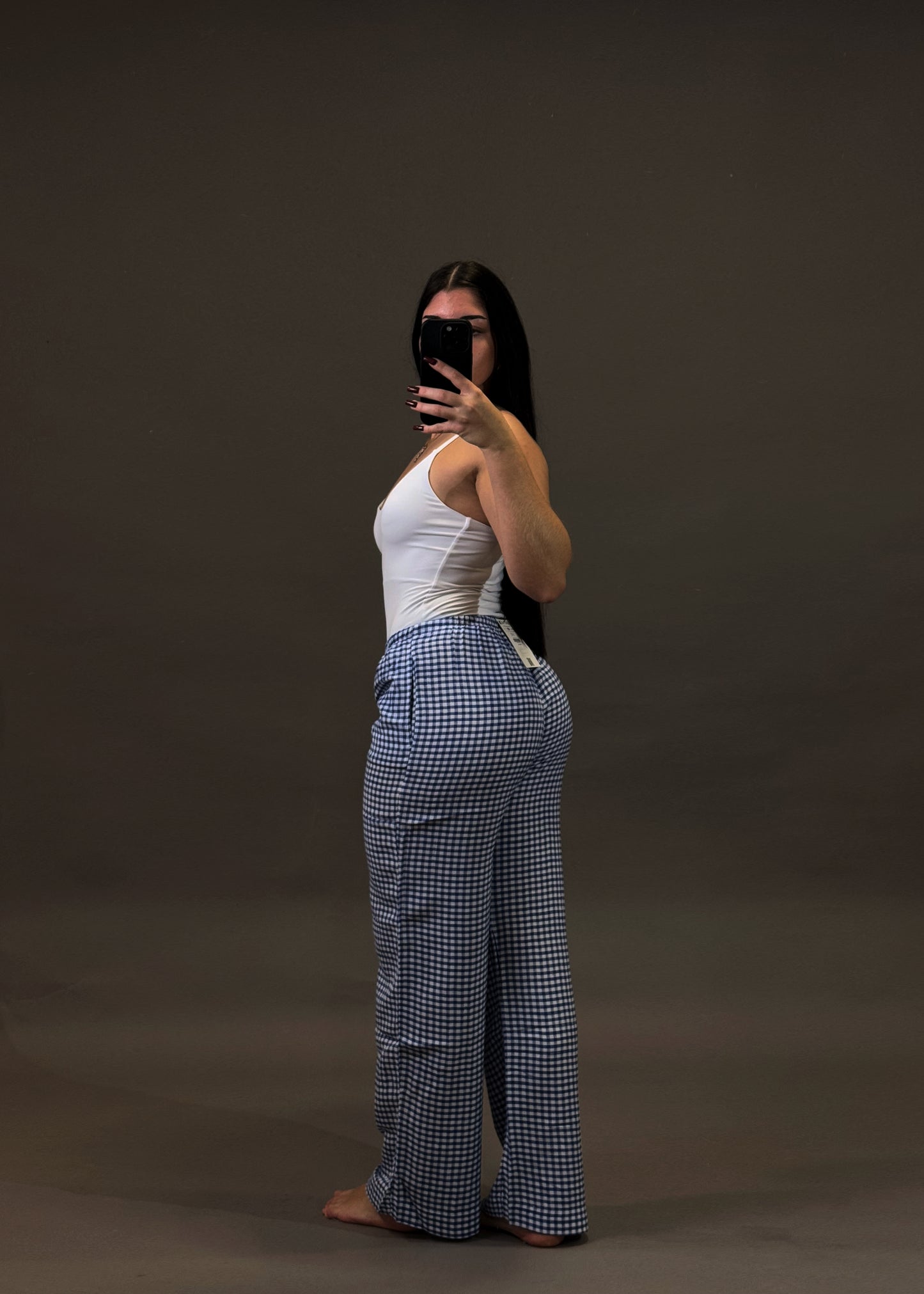 BERSHKA BLUE TROUSERS