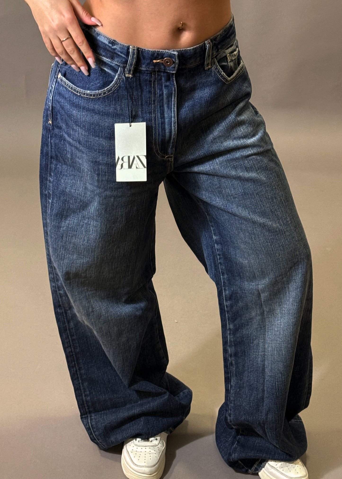 ZARA WIDE LEG JEANS