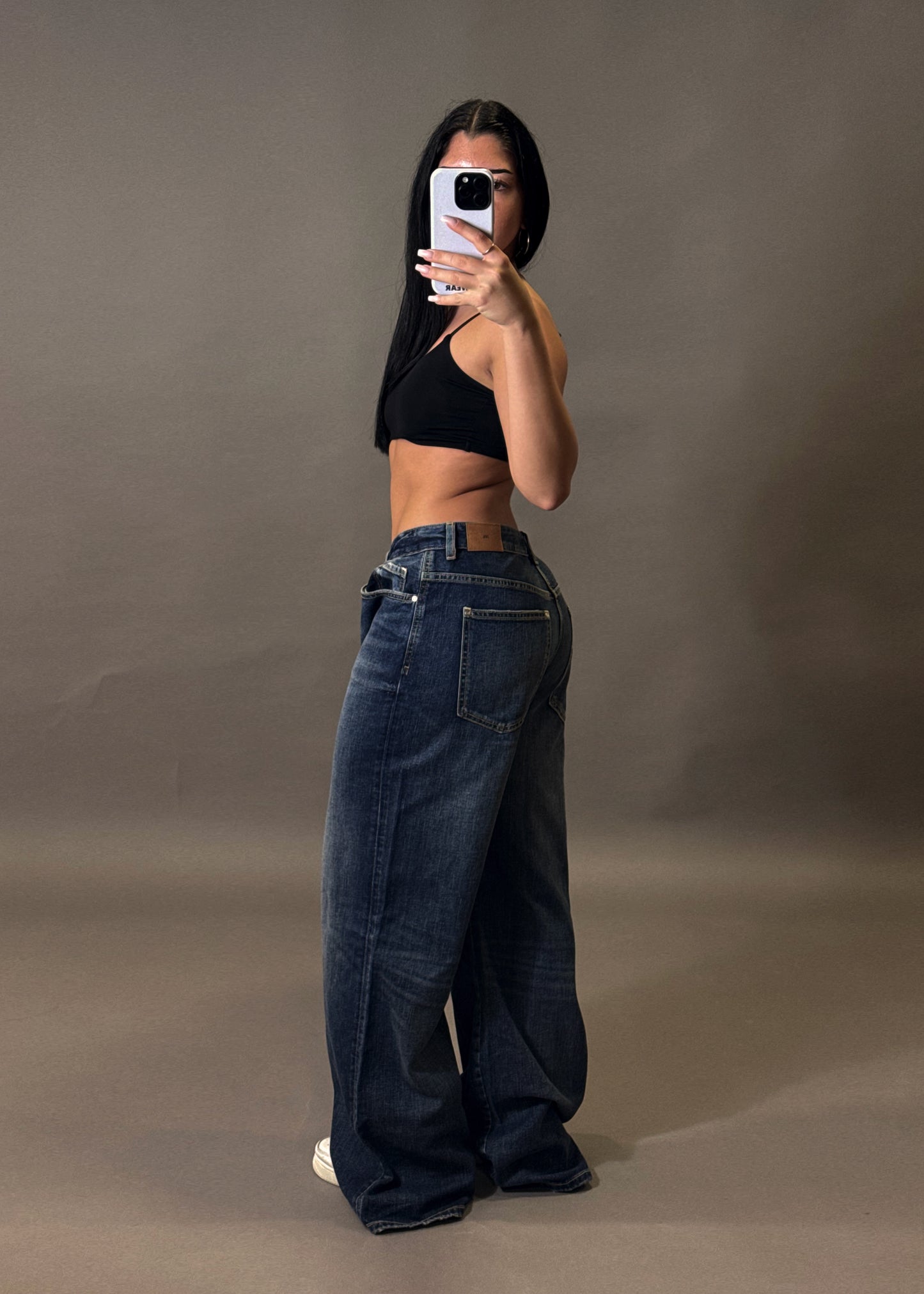 ZARA WIDE LEG JEANS