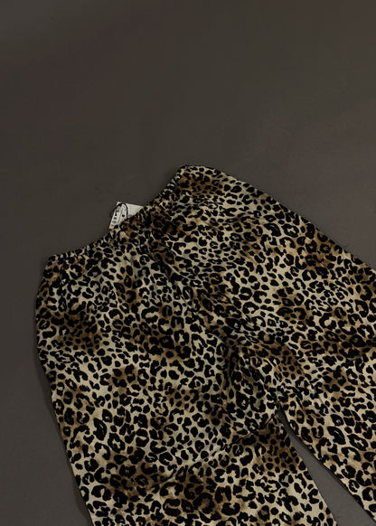 BERSHKA LEOPARD TROUSERS