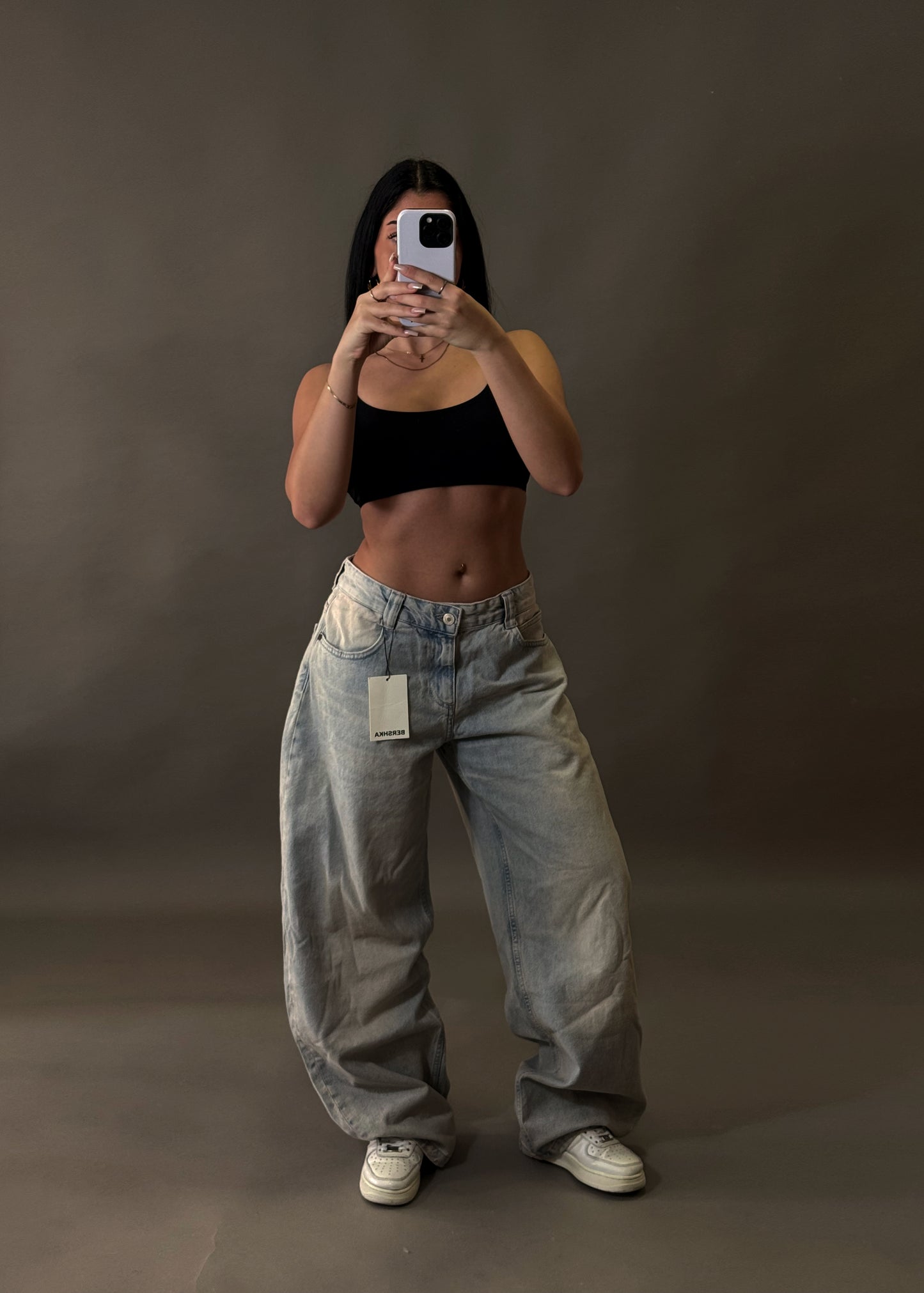 BERSHKA BAGGY BALLOON JEANS