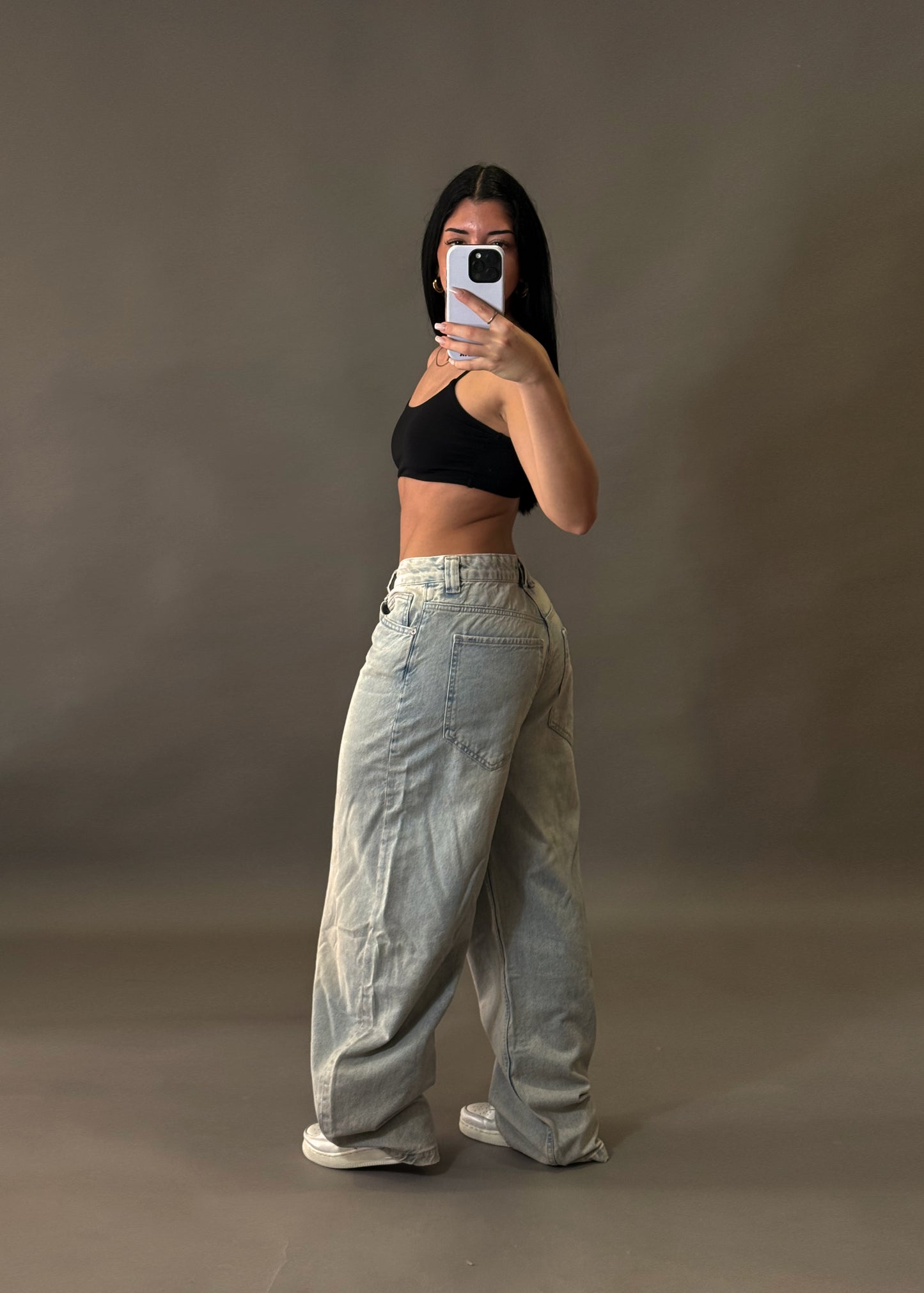 BERSHKA BAGGY BALLOON JEANS