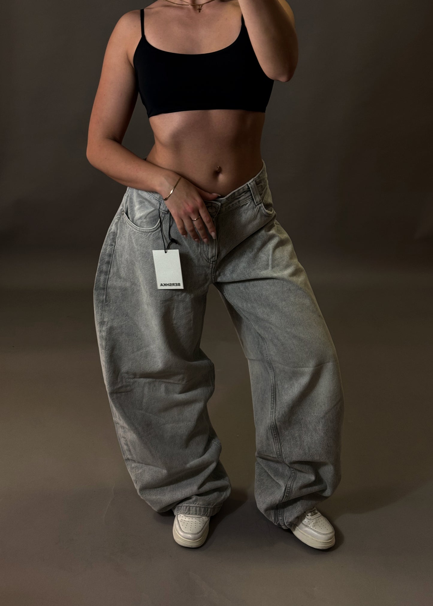 BERSHKA BAGGY BALLOON JEANS