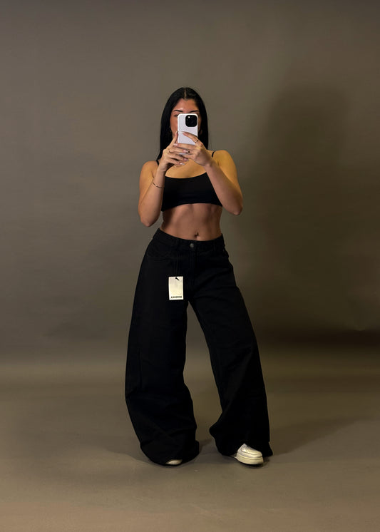 BERSHKA WIDE LEG JEANS