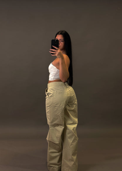 ZARA STRAIGHT LEG TROUSERS