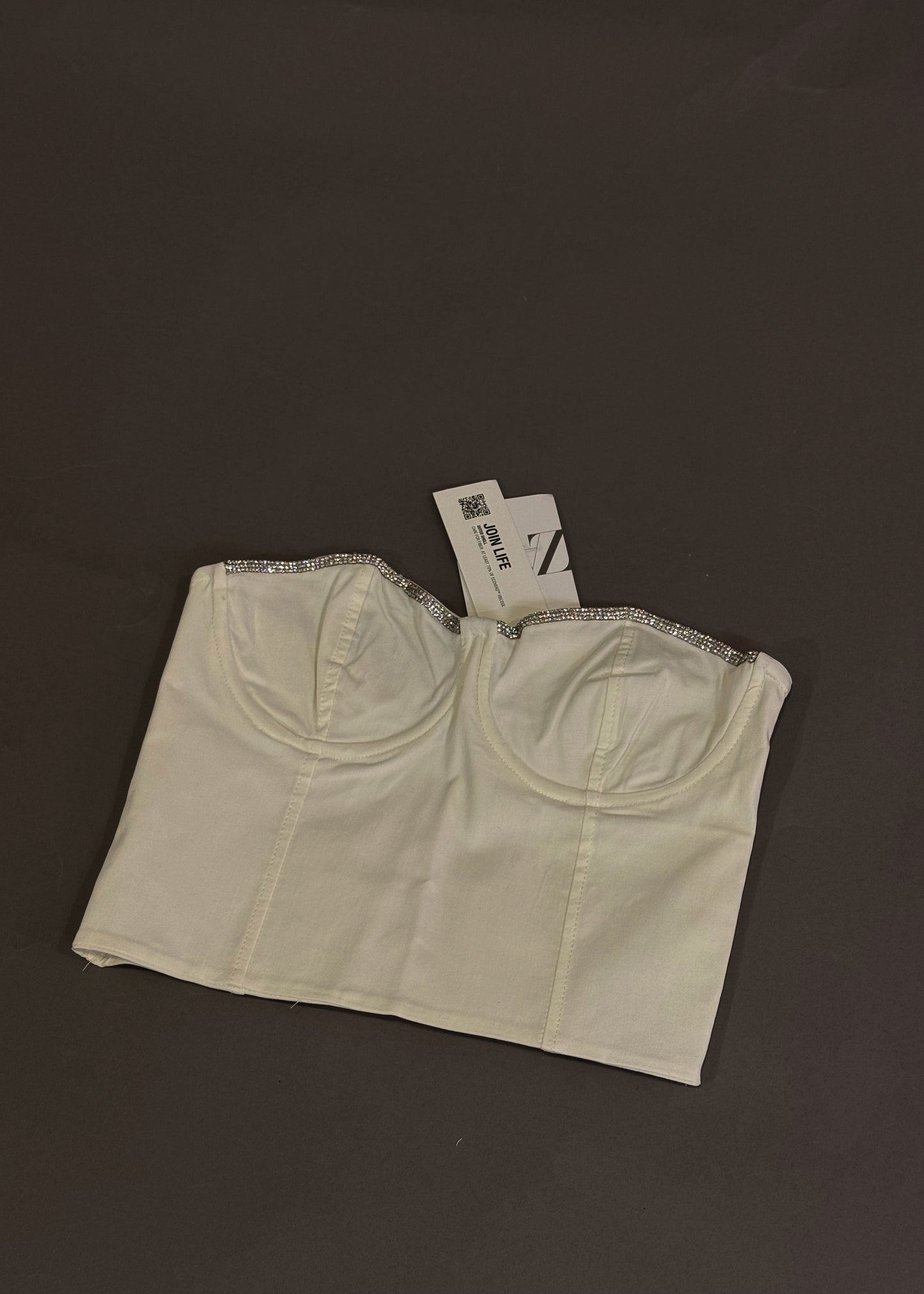 ZARA CORSET PARTY TOP