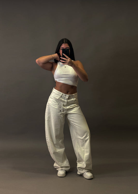 BERSHKA WIDE BALLON JEANS