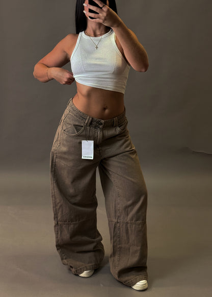 BERSHKA BAGGY RELAX JEANS