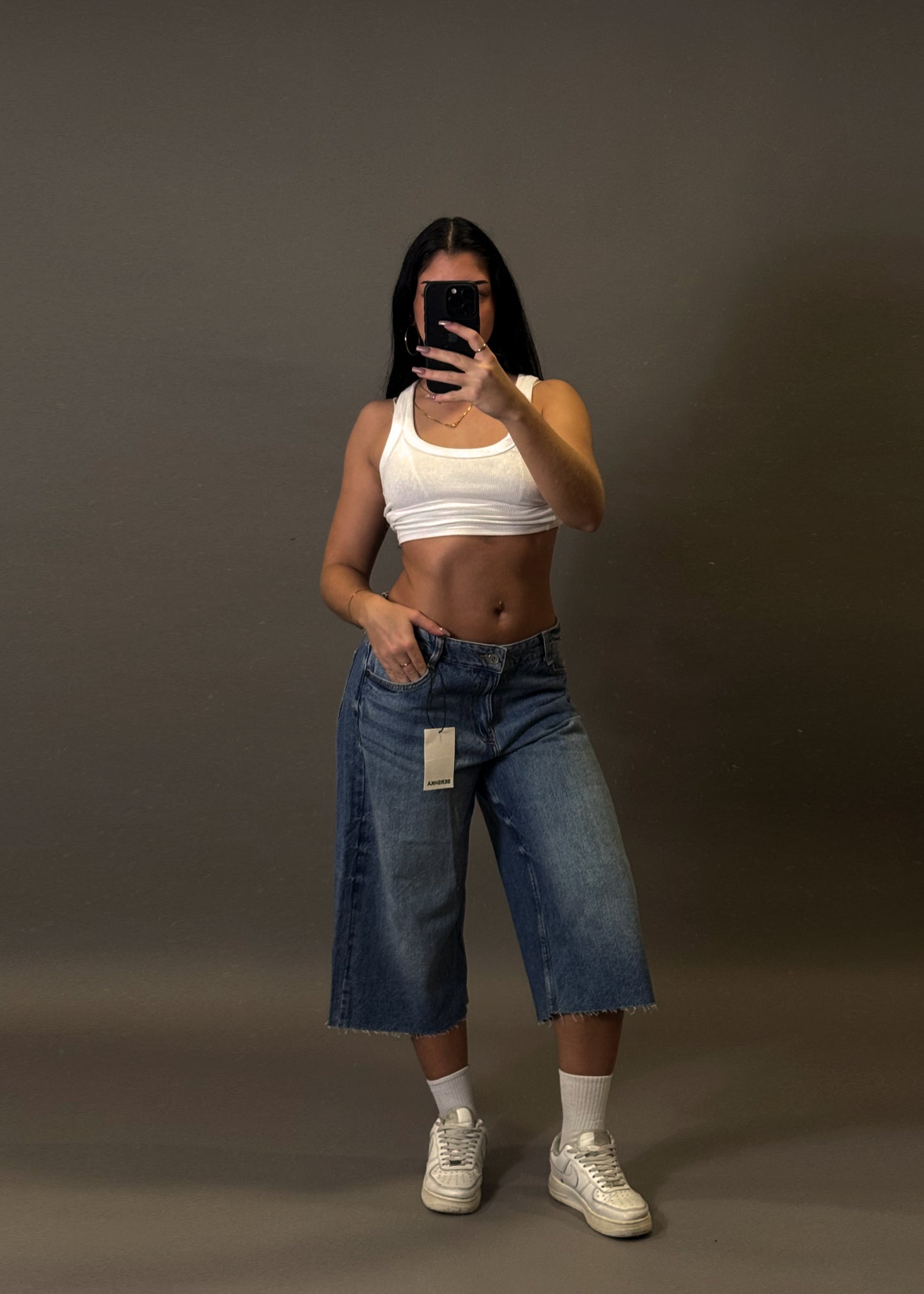 BERSHKA BAGGY JORTS