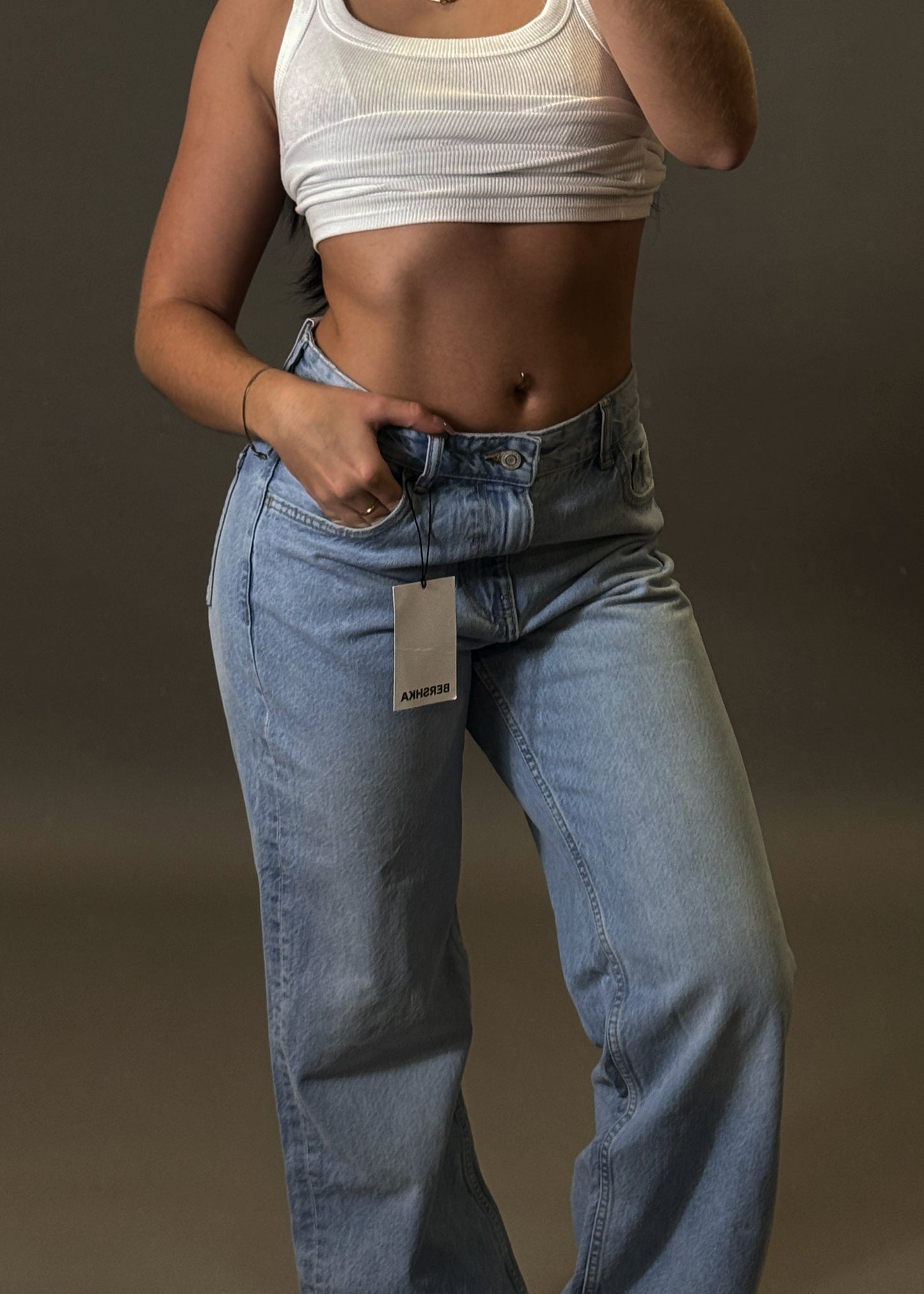 BERSHKA 90s WIDE JEANS