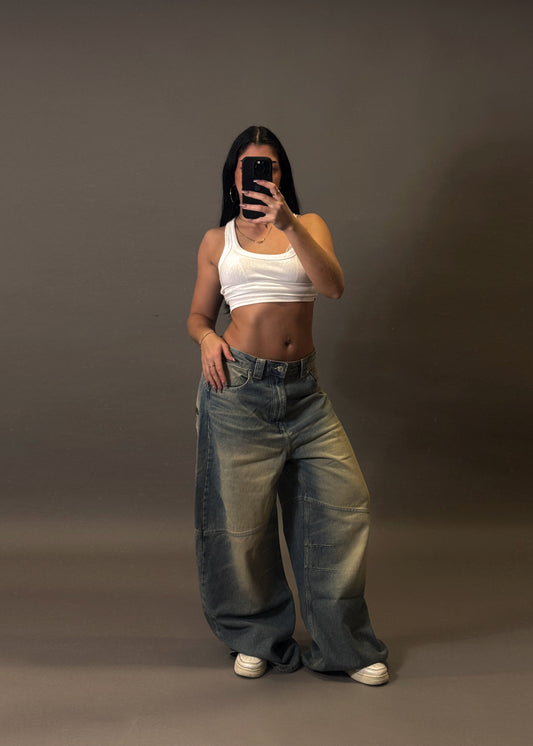 BERSHKA MEGA BAGGY JEANS