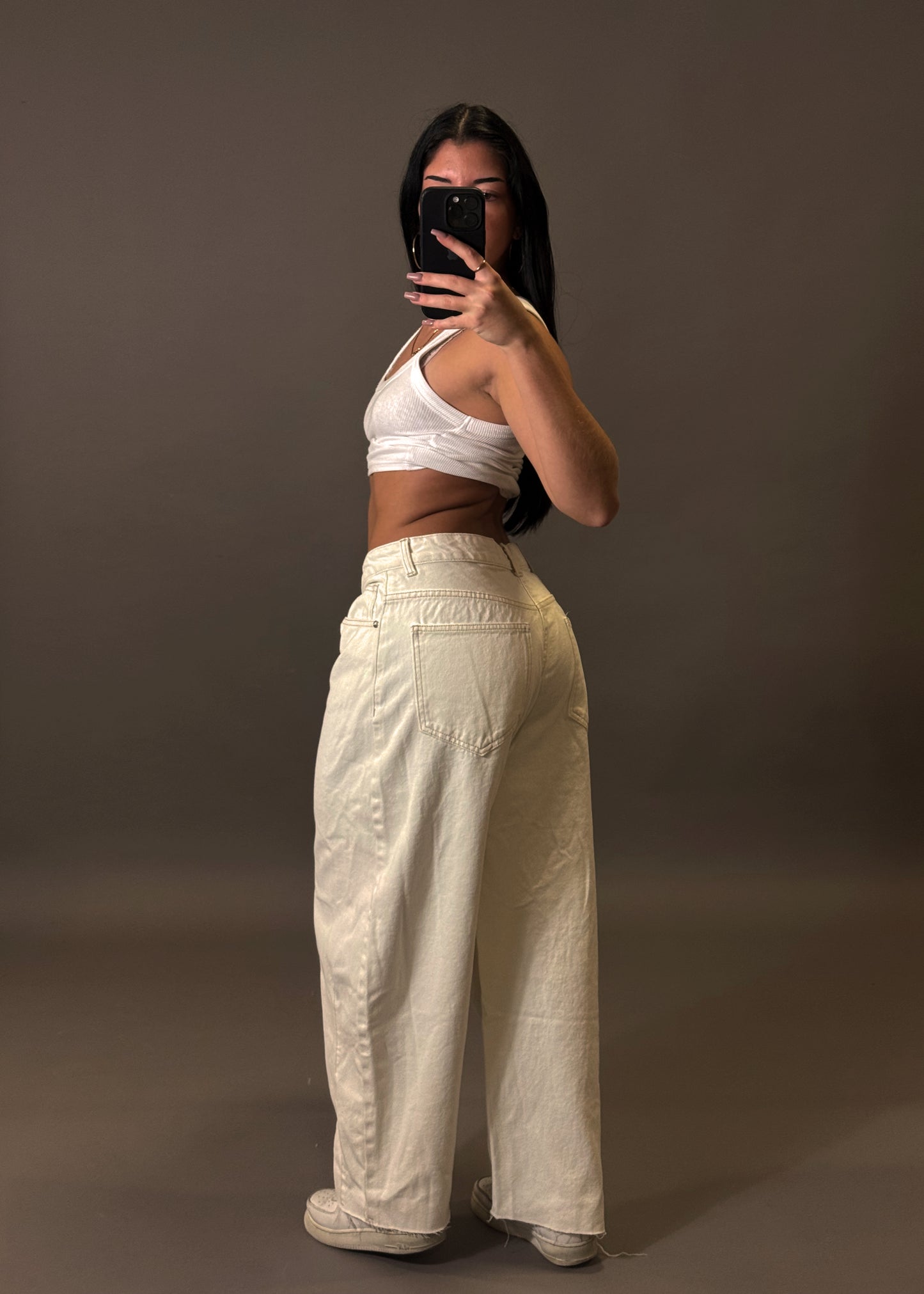 BERSHKA BARREL FIT JEANS