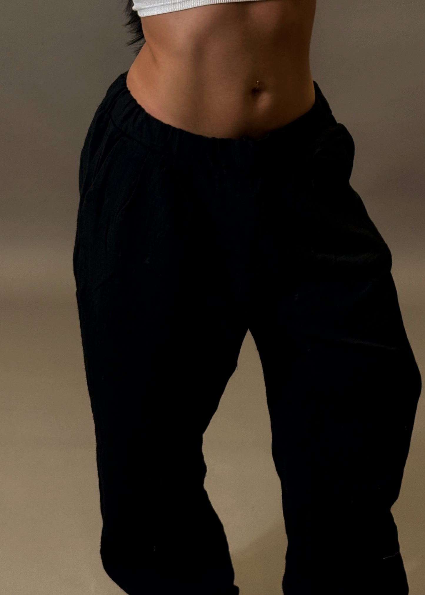 BERSHKA WIDE LEG TROUSERS