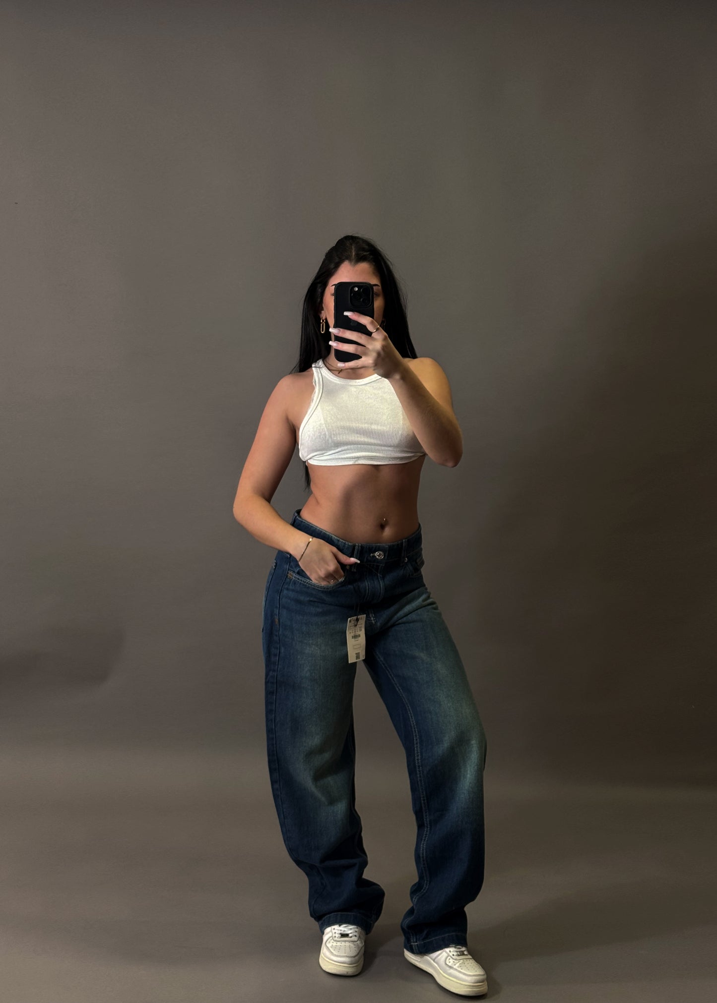 BERSHKA STRAIGHT FIT JEANS