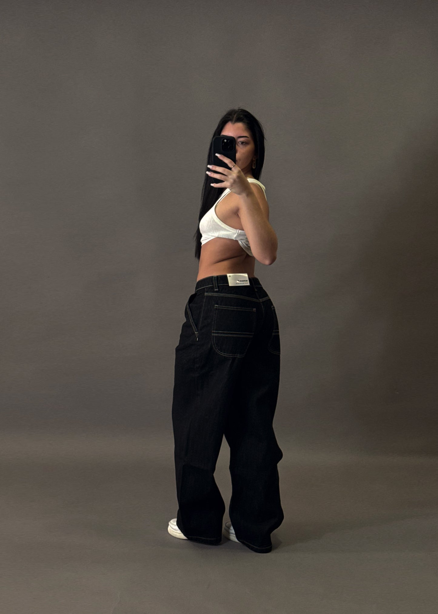 BERSHKA BAGGY BALLON JEANS