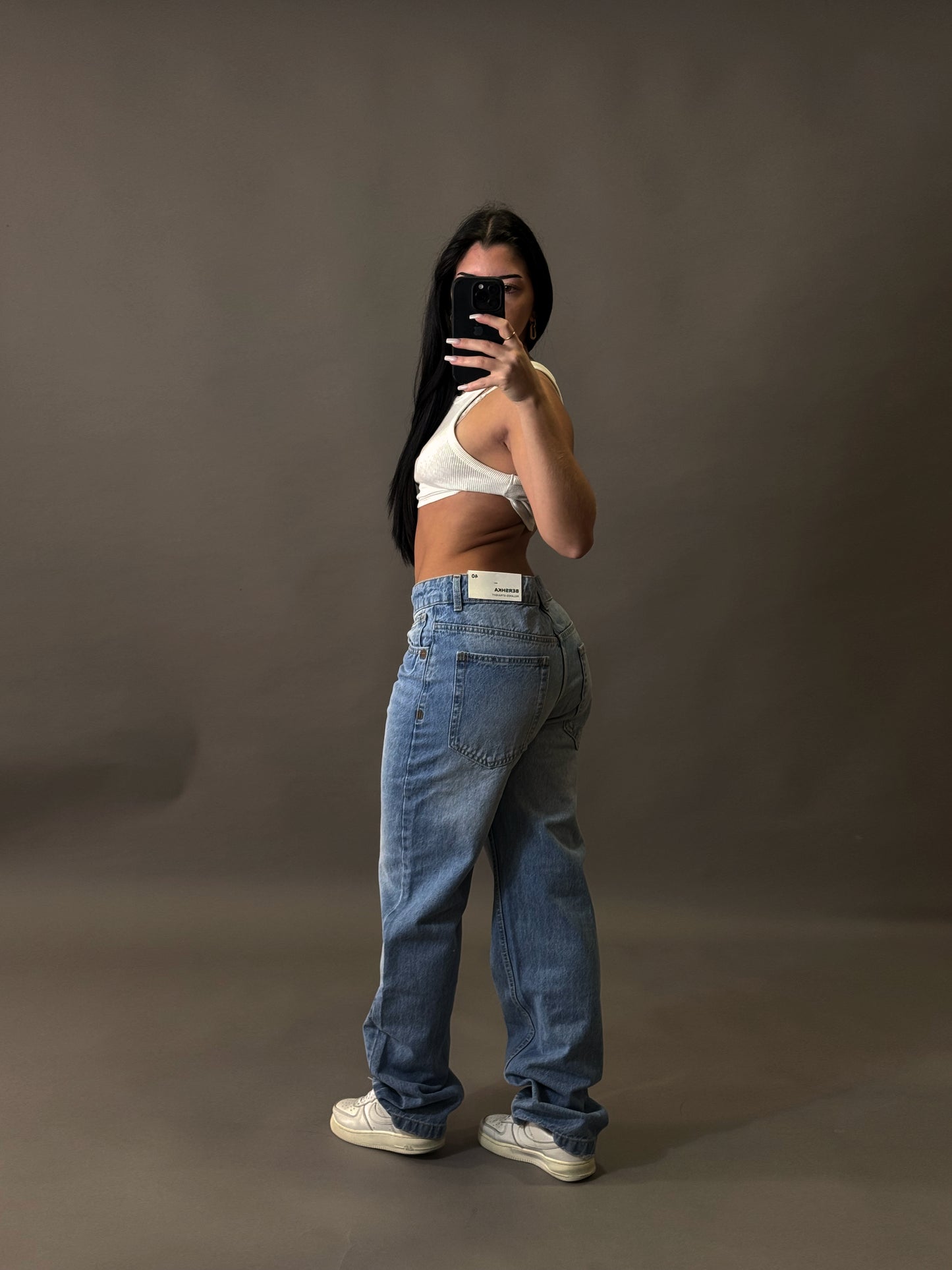 BERSHKA STRAIGHT FIT JEANS