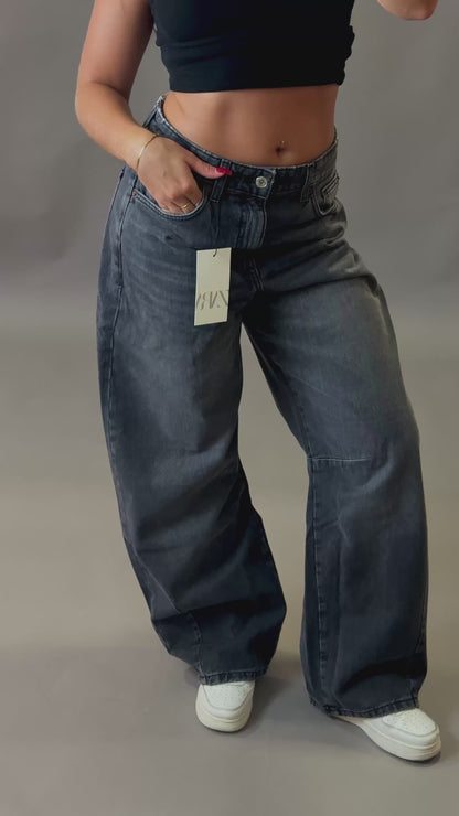 ZARA BAGGY GREY JEANS