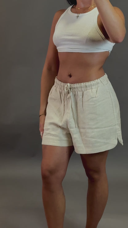 STRADIVARIUS LINEN SHORTS